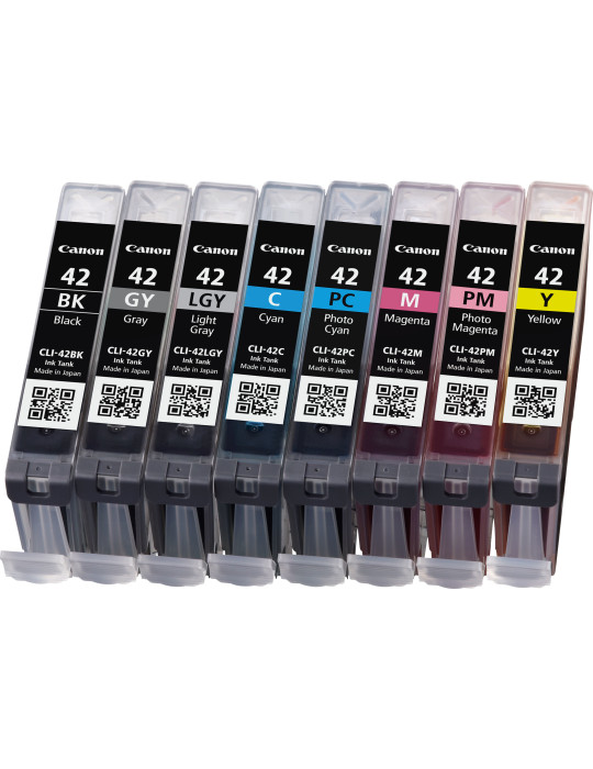 Canon 6384B010 ink cartridge 8 pc(s) Original Standard Yield Black, Cyan, Gray, Light grey, Magenta, Photo cyan, Photo magenta,