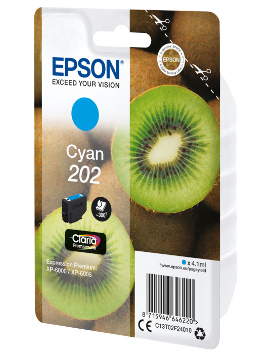 Epson Kiwi 202 ink cartridge 1 pc(s) Original Standard Yield Cyan