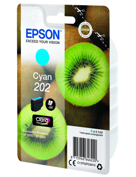 Epson Kiwi 202 ink cartridge 1 pc(s) Original Standard Yield Cyan