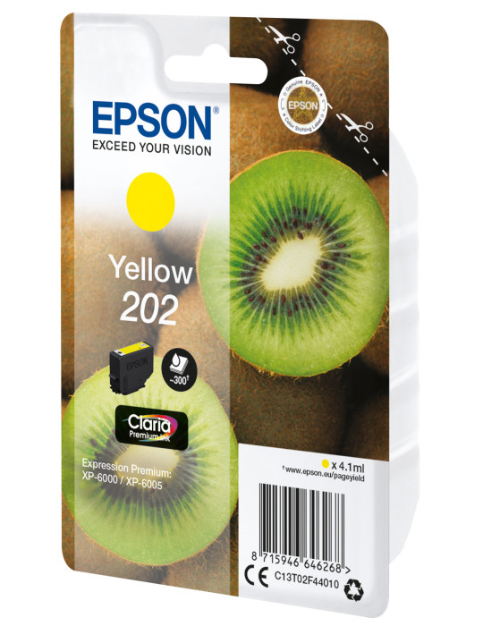 Epson Kiwi 202 ink cartridge 1 pc(s) Original Standard Yield Yellow