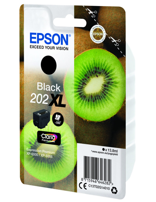 Epson Kiwi 202XL ink cartridge 1 pc(s) Original High (XL) Yield Black