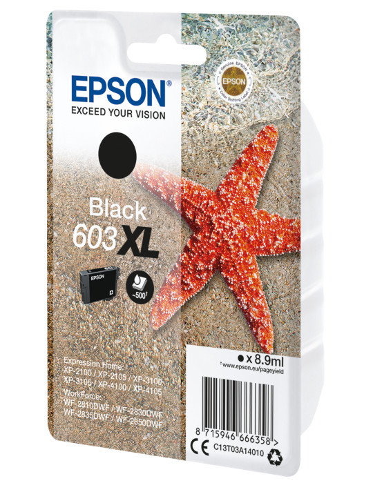 Epson C13T03A14010 ink cartridge 1 pc(s) Original High (XL) Yield Black