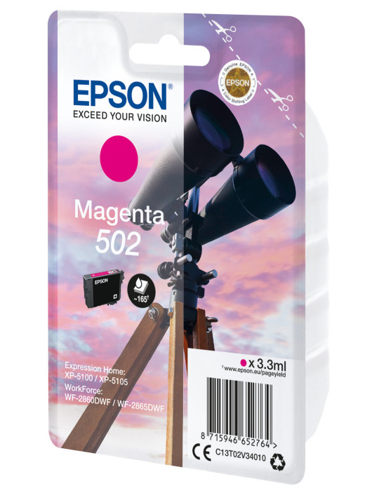 Epson 502 ink cartridge 1 pc(s) Original Standard Yield Magenta