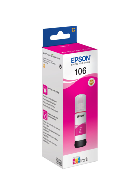 Epson 106 EcoTank Magenta ink bottle