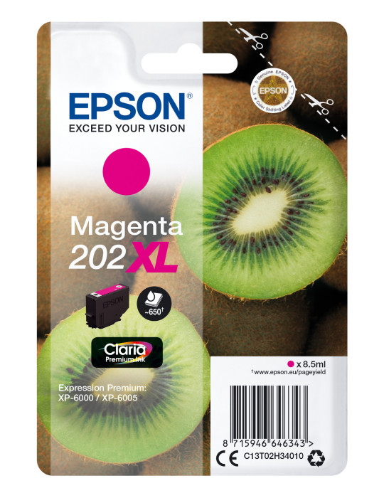 Epson Kiwi 202XL ink cartridge 1 pc(s) Original High (XL) Yield Magenta