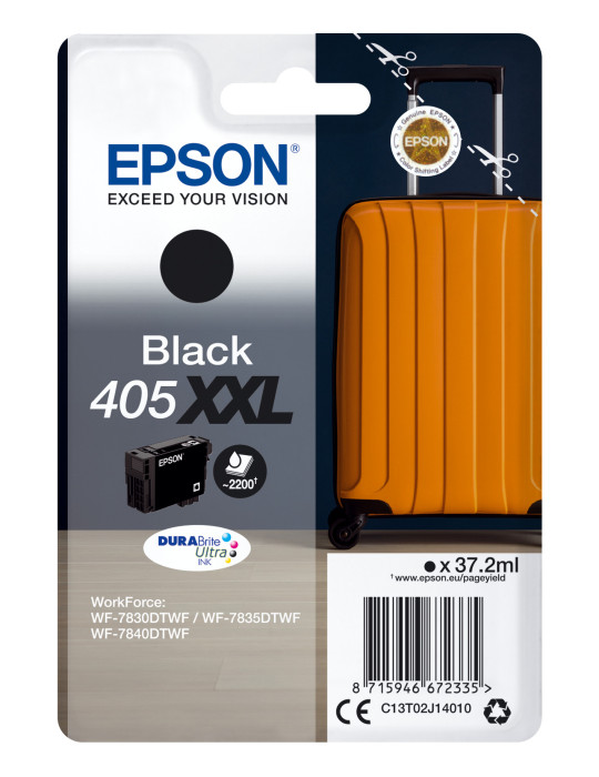 Epson 405XXL DURABrite Ultra Ink ink cartridge 1 pc(s) Original Extra (Super) High Yield Black