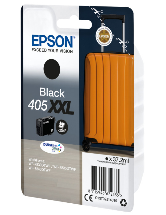 Epson 405XXL DURABrite Ultra Ink ink cartridge 1 pc(s) Original Extra (Super) High Yield Black