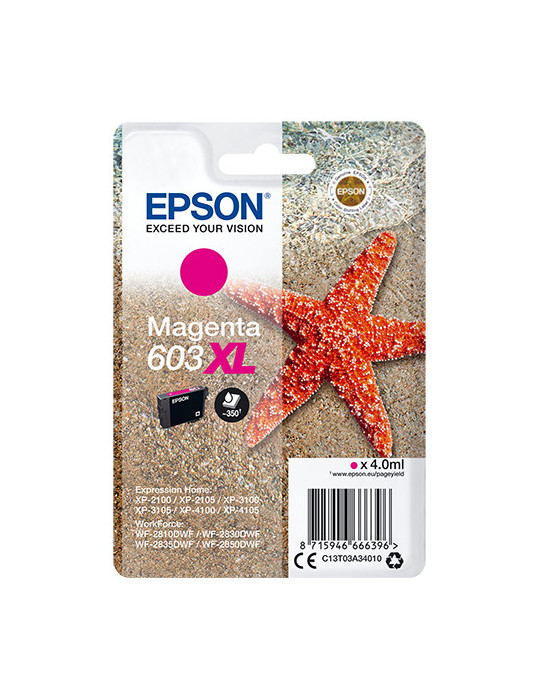 Epson Singlepack Magenta 603XL Ink