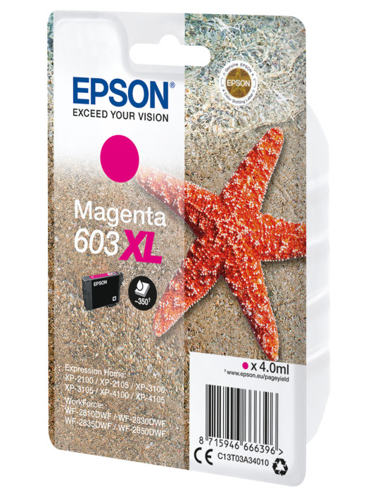 Epson C13T03A34010 ink cartridge 1 pc(s) Original High (XL) Yield Magenta