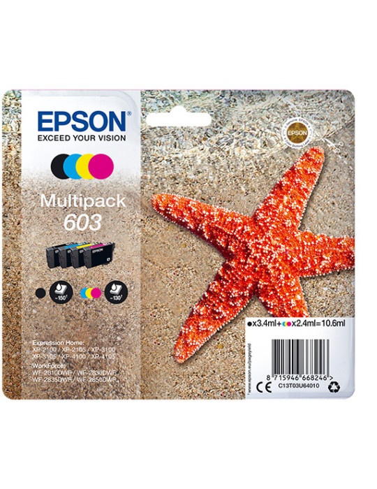 Epson C13T03U64020 ink cartridge 1 pc(s) Original Standard Yield Black, Cyan, Magenta, Yellow