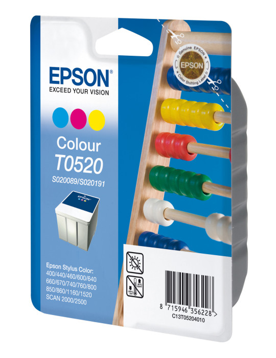 Epson Abacus T0520 ink cartridge 1 pc(s) Original Cyan, Magenta, Yellow