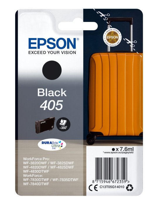 Epson 405 DURABrite Ultra Ink ink cartridge 1 pc(s) Original Standard Yield Black