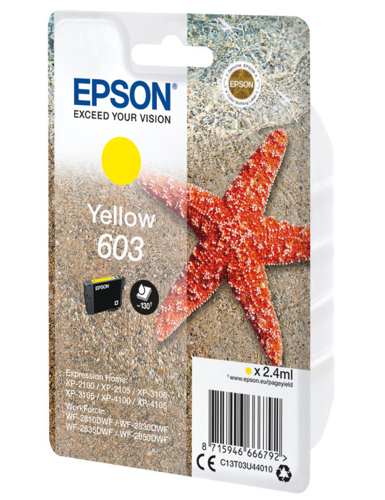 Epson C13T03U44020 ink cartridge 1 pc(s) Original Standard Yield Yellow