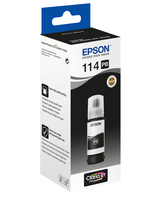 Epson 114 EcoTank Photo Black ink bottle