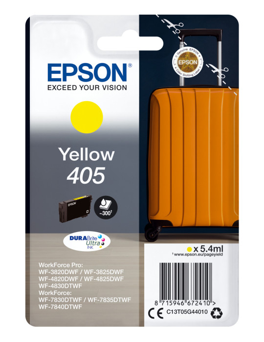 Epson 405 DURABrite Ultra Ink ink cartridge 1 pc(s) Original Standard Yield Yellow