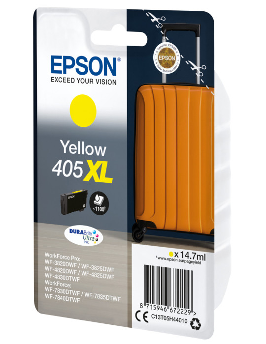 Epson 405XL DURABrite Ultra Ink ink cartridge 1 pc(s) Original High (XL) Yield Yellow