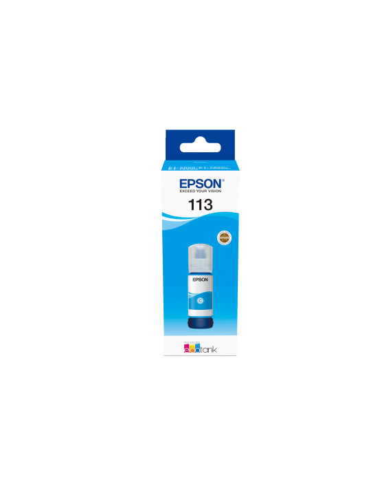 Epson 113 EcoTank Pigment Cyan ink bottle