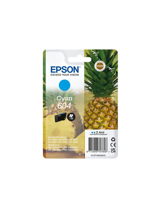 Epson 604 ink cartridge 1 pc(s) Original Standard Yield Cyan