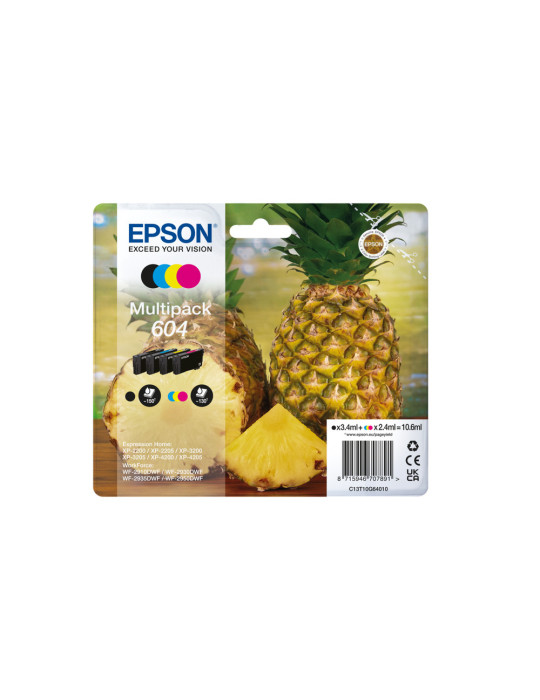 Epson 604 ink cartridge 4 pc(s) Original Standard Yield Black, Cyan, Magenta, Yellow