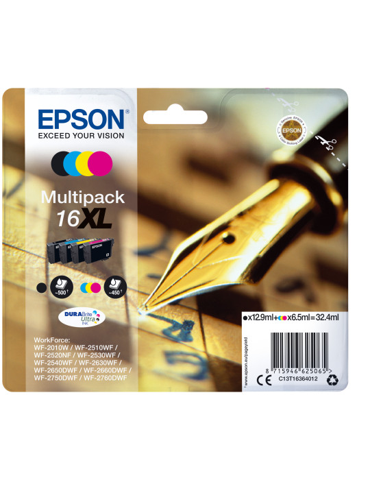 Epson Pen and crossword C13T16364012 ink cartridge 1 pc(s) Original High (XL) Yield Black, Cyan, Magenta, Yellow