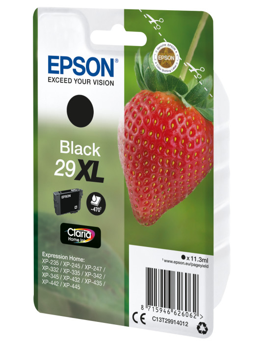 Epson Strawberry C13T29914012 ink cartridge 1 pc(s) Original High (XL) Yield Black