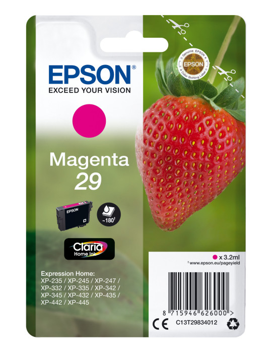 Epson Strawberry C13T29834022 ink cartridge 1 pc(s) Original Magenta