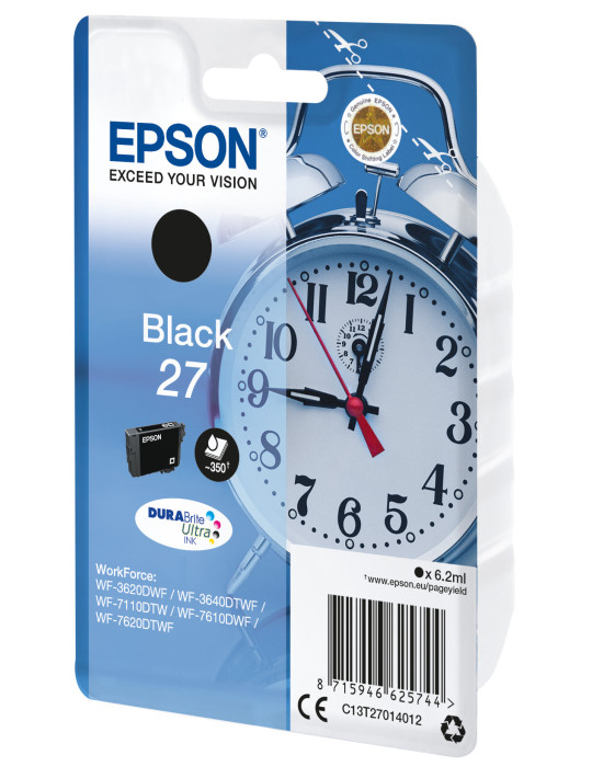 Epson Alarm clock C13T27014012 ink cartridge 1 pc(s) Original Standard Yield Black