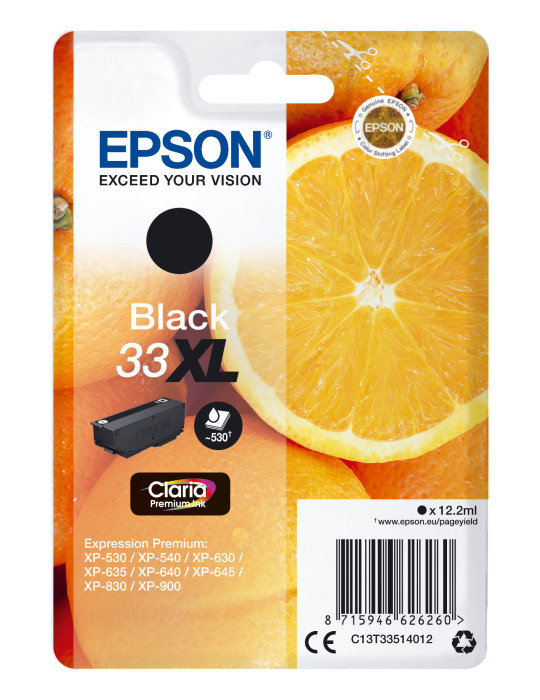 Epson Oranges C13T33514012 ink cartridge 1 pc(s) Original High (XL) Yield Black