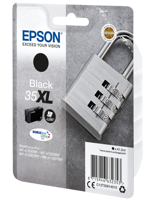 Epson Padlock C13T35914010 ink cartridge 1 pc(s) Original High (XL) Yield Black