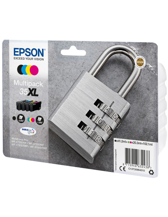 Epson Padlock C13T35964010 ink cartridge 1 pc(s) Original High (XL) Yield Black, Cyan, Magenta, Yellow