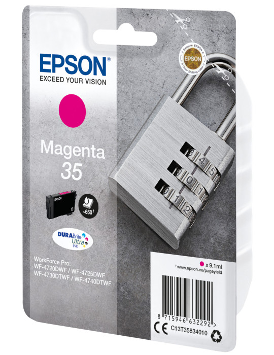 Epson Padlock C13T35834010 ink cartridge 1 pc(s) Original Standard Yield Magenta