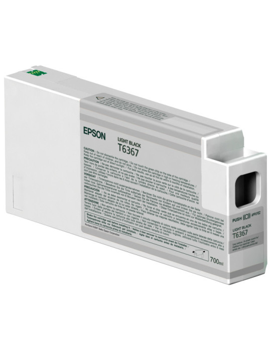 Epson Yksittäispakkaus, vaalea musta T636700 UltraChrome HDR 700 ml