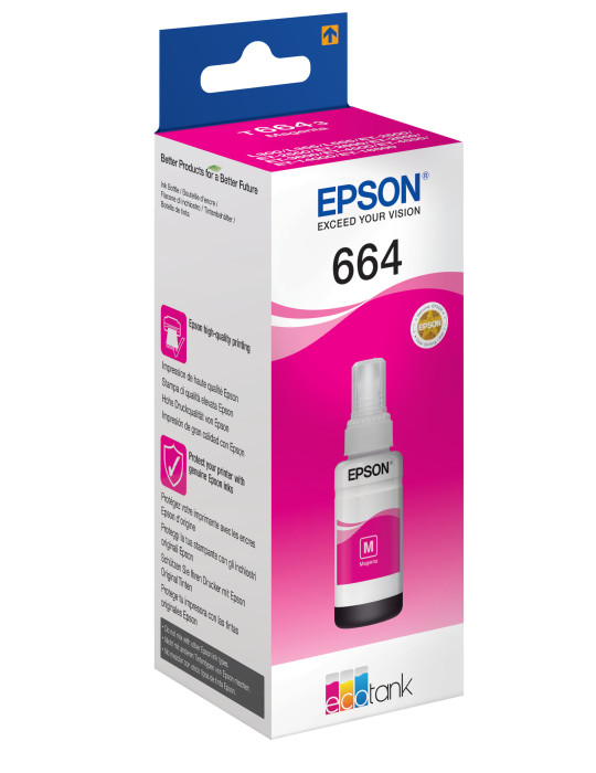 Epson 664 Ecotank Magenta ink bottle (70ml)