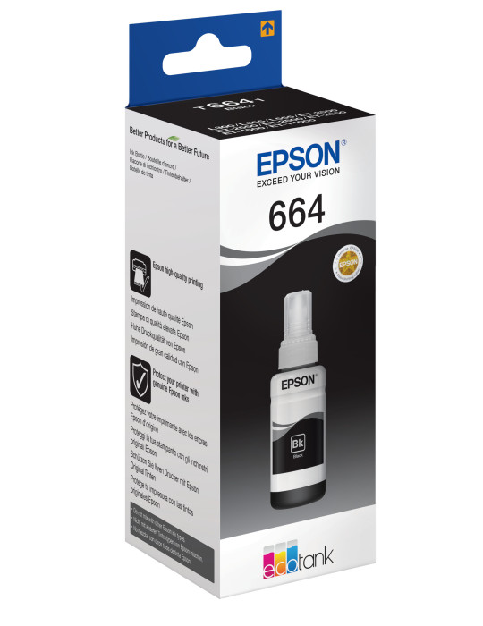 Epson 664 Ecotank Black ink bottle (70ml)