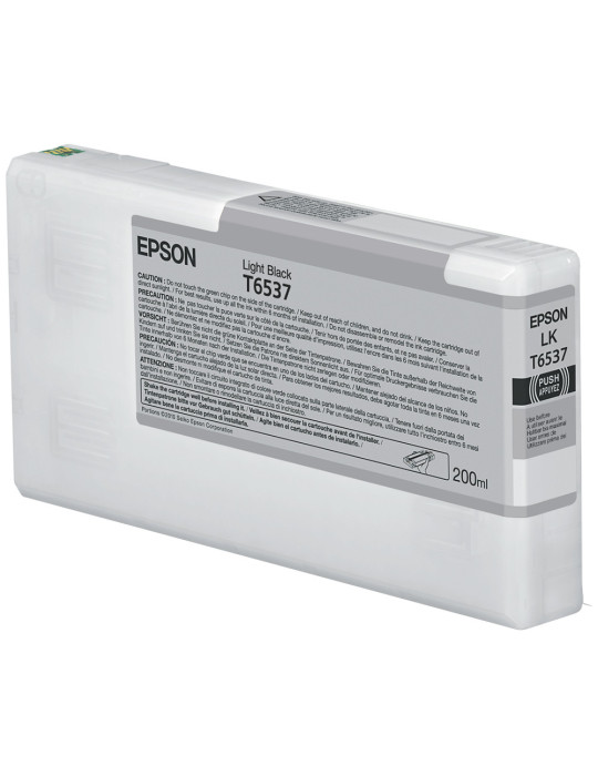 Epson T6537 vaalea musta mustepatruuna (200 ml)