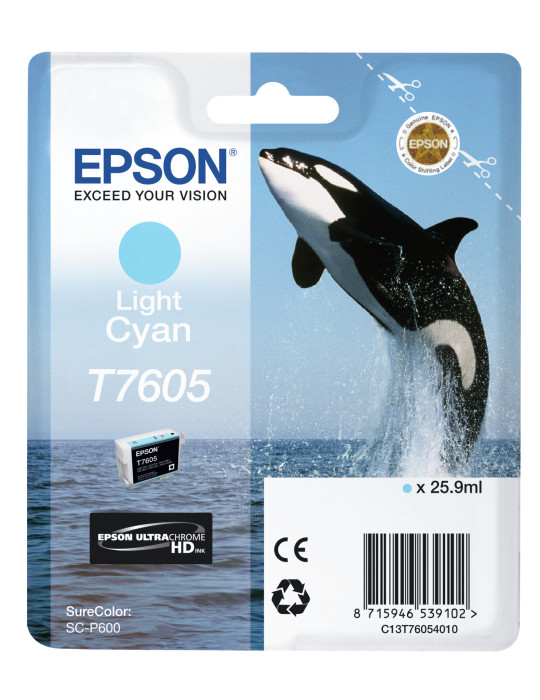 Epson T7605 Ljus cyan