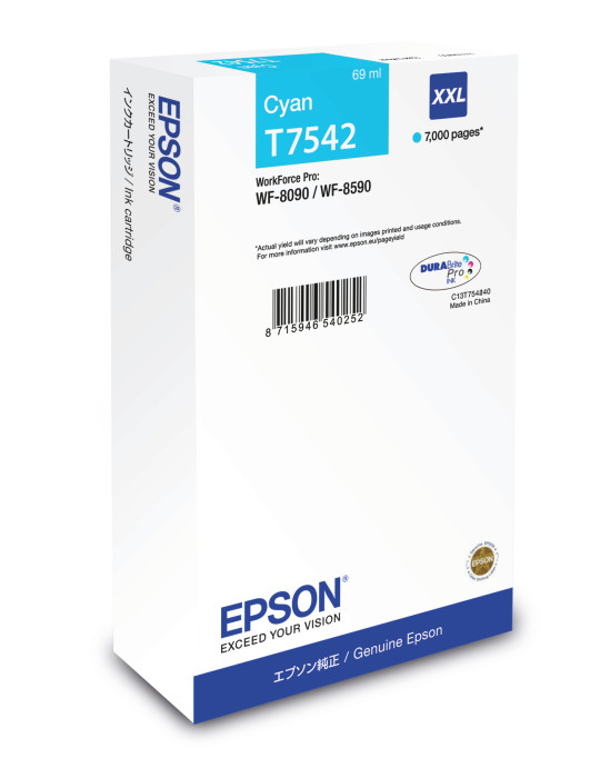 Epson T7542 ink cartridge 1 pc(s) Original Cyan