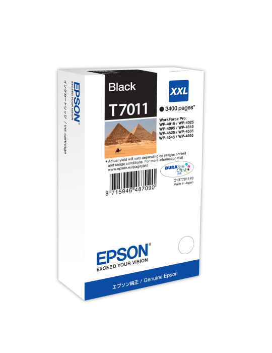 Epson T7011 ink cartridge 1 pc(s) Original Extra (Super) High Yield Black