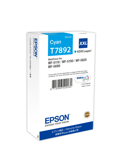 Epson Ink Cartridge XXL Cyan