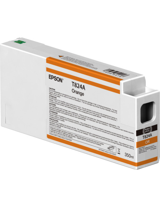 Epson Singlepack Orange T824A00 UltraChrome HDX 350ml