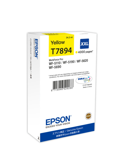 Epson T7894 ink cartridge 1 pc(s) Original Extra (Super) High Yield Yellow