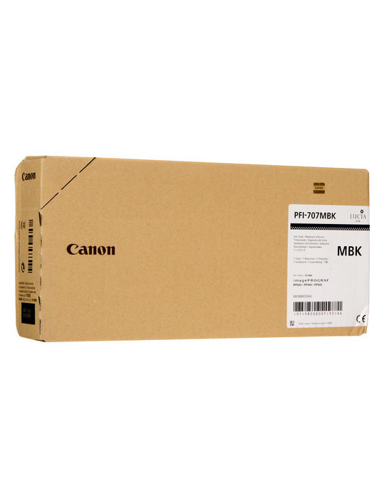 Canon PFI-707MBK mustekasetti Alkuperäinen Mattamusta