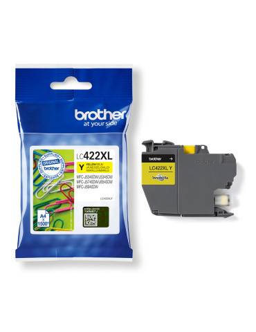 Brother LC-422XLY ink cartridge 1 pc(s) Original Yellow