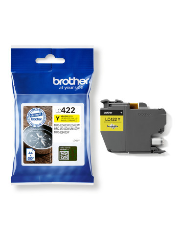 Brother LC-422Y ink cartridge 1 pc(s) Original Yellow