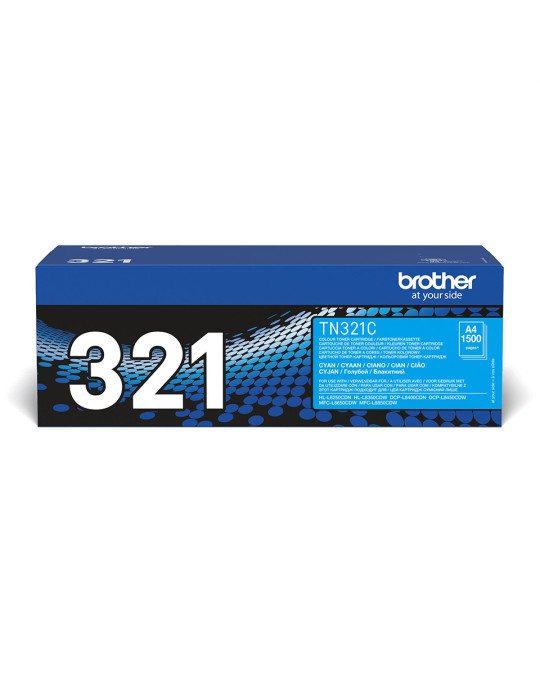 Brother TN-321C värikasetti 1 kpl Alkuperäinen Syaani