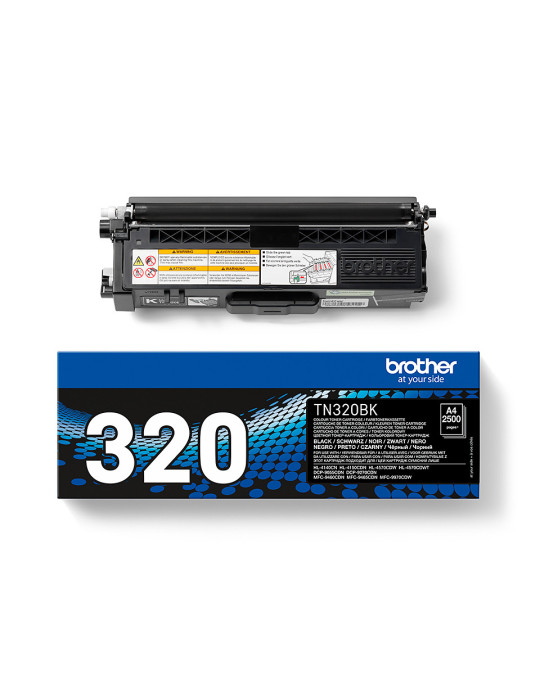 Brother TN-320BK värikasetti 1 kpl Alkuperäinen musta