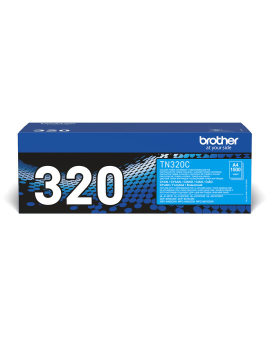 Brother TN-320C värikasetti 1 kpl Alkuperäinen Syaani