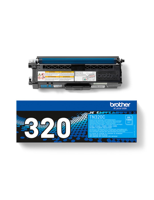 Brother TN-320C värikasetti 1 kpl Alkuperäinen Syaani