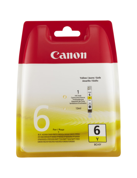 Canon 4708A002 mustekasetti 1 kpl Alkuperäinen Keltainen