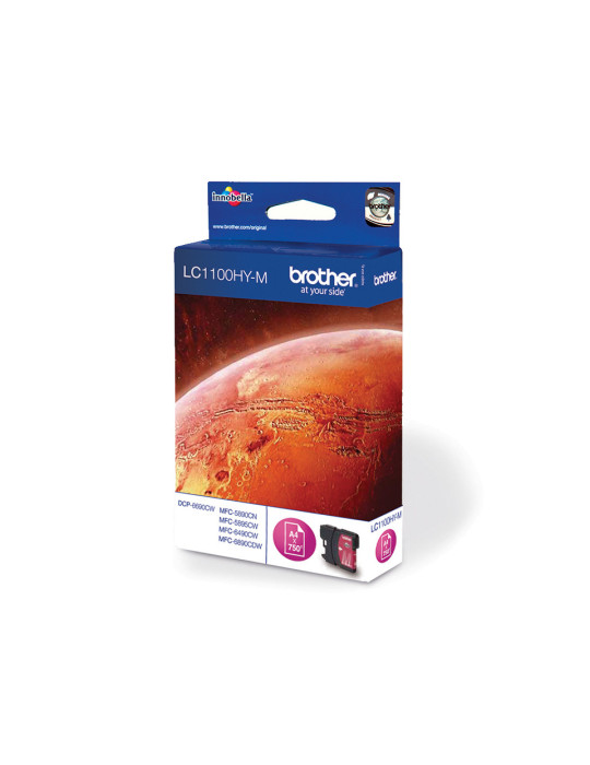 Brother LC1100HYM ink cartridge 1 pc(s) Original High (XL) Yield Magenta